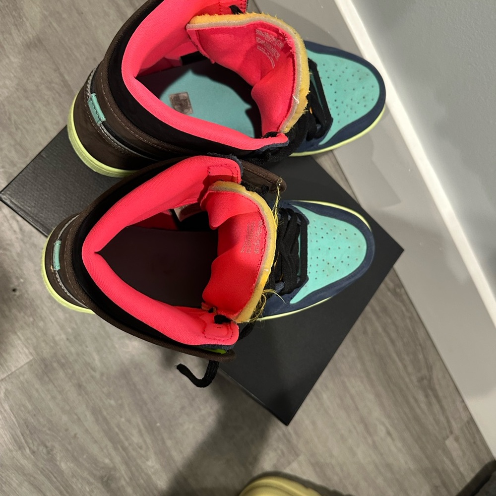 Nike Jordan 1 Bio Hack Multicolor High-Top Sneakers - Picture 9 of 11